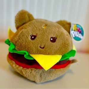 Cheeseburger Burger Stuffed Plush w/tags